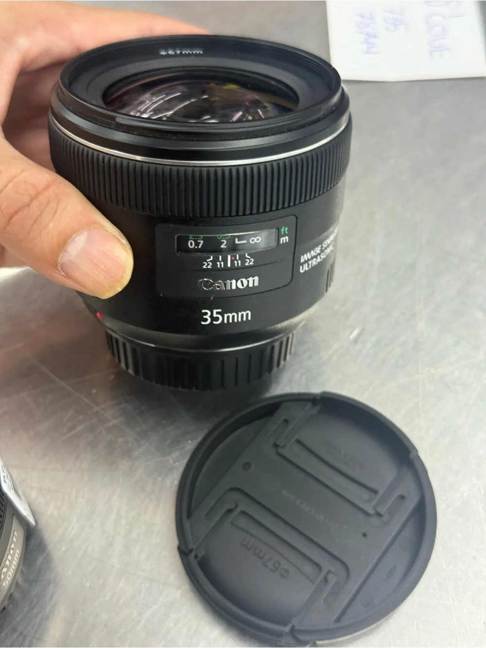 Canon 35mm 2 is usm portrait bokeh wedding vlog travel Prime Lens - Black